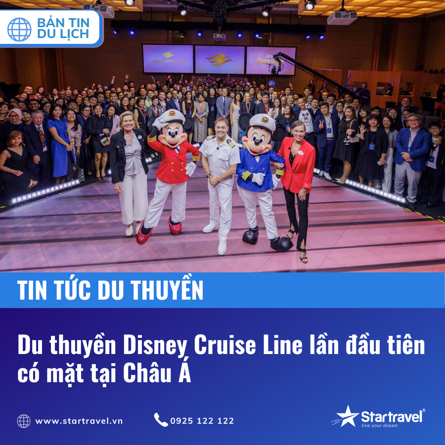 Du thuyền Disney Cruise Line lần đầu tiên có mặt tại Châu Á